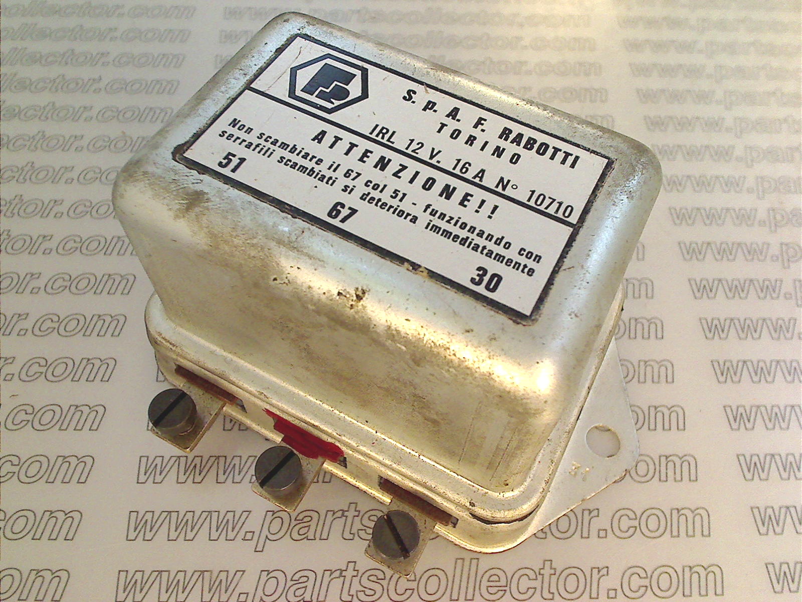 RABOTTI 10710 Electrical system code 10260 compatible with: AUTOBIANCHI BIANCHINA, FIAT 1100, FIAT 126, FIAT 500, FIAT 600, FIAT 850 - additional view